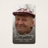 Full Photo Winter Lake Prayer Kaart (Voorkant)