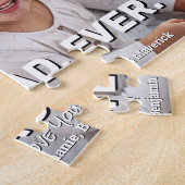 Full Photo with Best Dad Ever - Whimsical Greeting Legpuzzel (Zijkant)