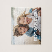 Full Photo with Best Dad Ever - Whimsical Greeting Legpuzzel (Verticaal)