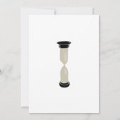 Full Sand Hourglass - Creëer uw eigen onderschrift Kaart (Achterkant)