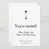 Full Sand Hourglass - Creëer uw eigen onderschrift Kaart (Voorkant / Achterkant)