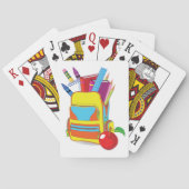 Full School Bag-spelkaarten Speelkaarten (Achterkant)