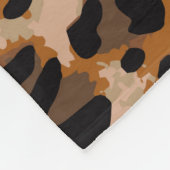 Full seamless jaguar cheetah animal skin pattern. fleece deken (Hoek)