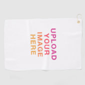 Full Size Afbeelding Blank Wit Golfhanddoek (Horizontaal)