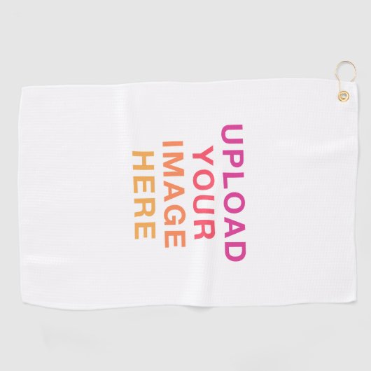 Full Size Afbeelding Blank Wit Golfhanddoek (Horizontaal)