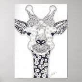 Full Size Giraffe Poster (Voorkant)
