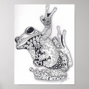 Full Size Tree Frog Poster