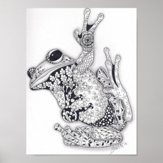 Full Size Tree Frog Poster