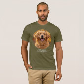 Full Speed Zero Regrets Golden Retriever T-shirt (Voorkant volledig)