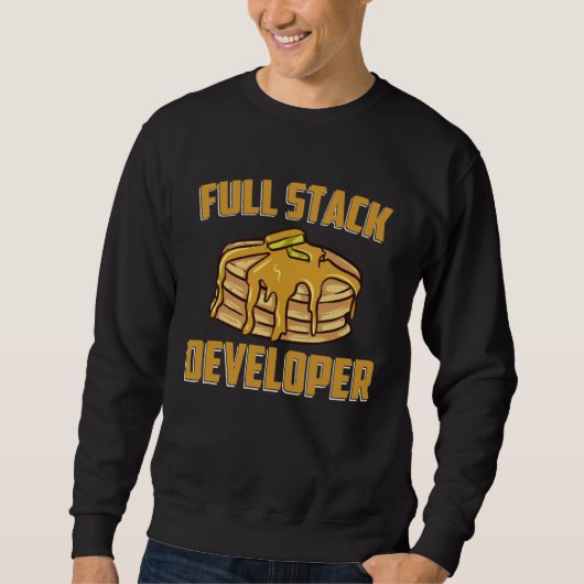 Full Stack Developer Programming Coding Geek Trui (Voorkant)