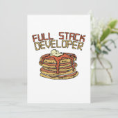 Full Stack Developer Software Programmer Pun Gift Feestdagenkaart (Staand voorkant)