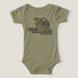 "Full Steam Ahead" Loco Train groen kinder T-shirt