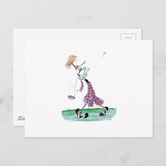 Full Swing Golf, Tony Fernandes Briefkaart (Voorkant / Achterkant)