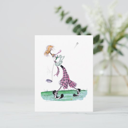 Full Swing Golf, Tony Fernandes Briefkaart (Staand voorkant)