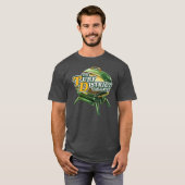 Full Tailgate logo donkere kleuren T-shirt (Voorkant volledig)