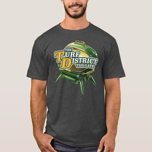 Full Tailgate logo donkere kleuren T-shirt (Voorkant)