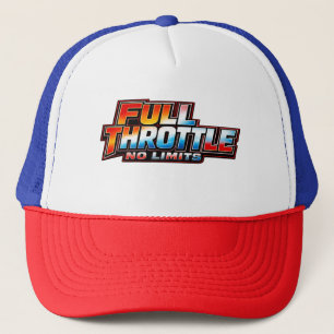 Full Throttle No Limits Hoed – Patriottische Race  Trucker Pet