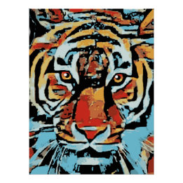 Full Tiger Perfect Poster