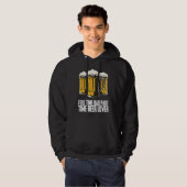 Full time dad part time beer hoodie (Voorkant volledig)