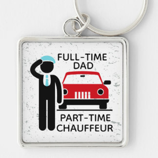 Full-Time Dad Part-Time Chauffeur Busy Dad Sleutelhanger