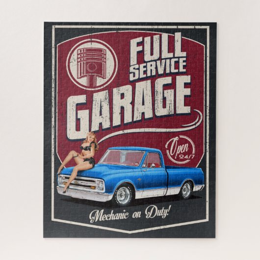 Full Truck Garage Legpuzzel (Verticaal)
