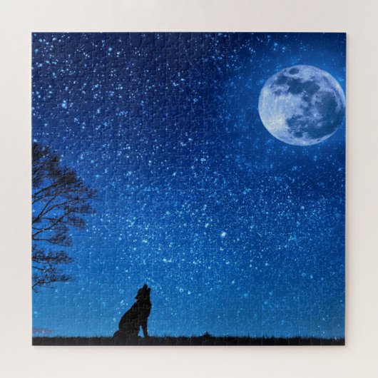 Full Wolf Moon - Legpuzzel (Horizontaal)