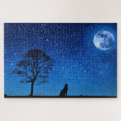 Full Wolf Moon Legpuzzel (Horizontaal)