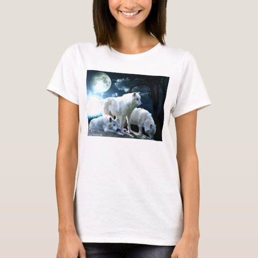 Full Wolf Moon Long-Sleeve Shirt (Voorkant)