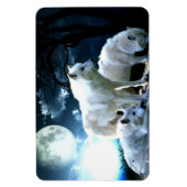 Full Wolf Moon Magneet (Verticaal)
