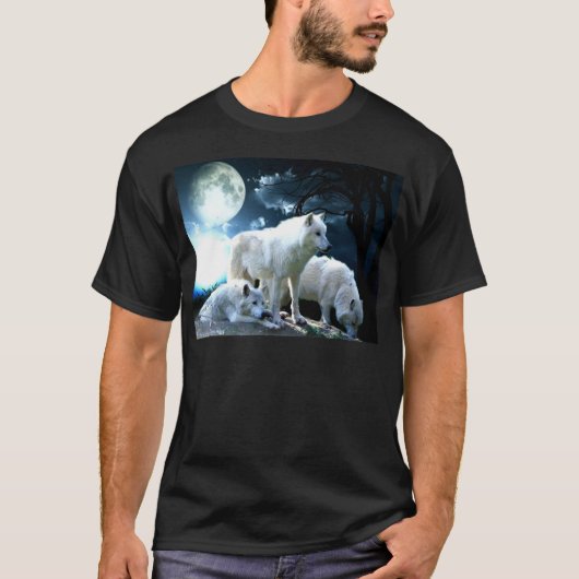 Full Wolf Moon T-shirt (Voorkant)