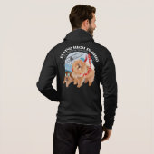 FULL ZIP HOODED SWEATSHIRT MET 2025 LOGO (Achterkant volledig)