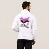 Full-Zip Hoodie: Act Nu (wit) Hoodie (Achterkant volledig)