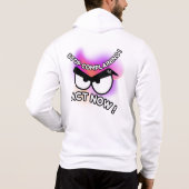Full-Zip Hoodie: Act Nu (wit) Hoodie (Achterkant)