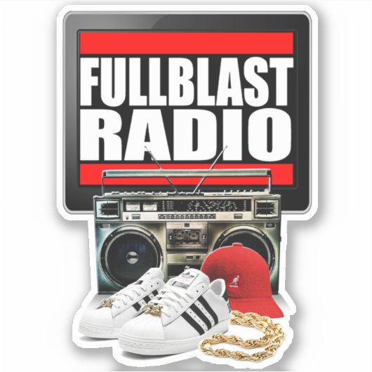 Fullblast Officiële Logo Sticker (Voorkant)