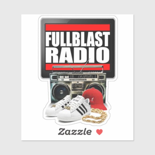 Fullblast Officiële Logo Sticker (Vel)