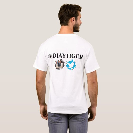 FULLBLAST RADIO LOGO SHIRT MET DJ TIGER (Achterkant volledig)