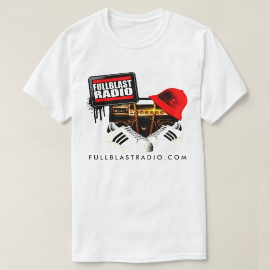 FULLBLAST RADIO OUD SCHOOL LOGO SHIRT (Design voorkant)
