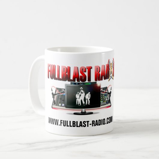 Fullblast Radio White Mok (Voorkant links)