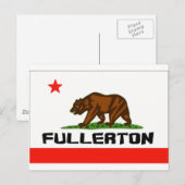 Fullerton, Ca — Producten Briefkaart (Voorkant / Achterkant)