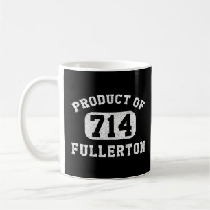 Fullerton California  Retro netnummer Koffiemok