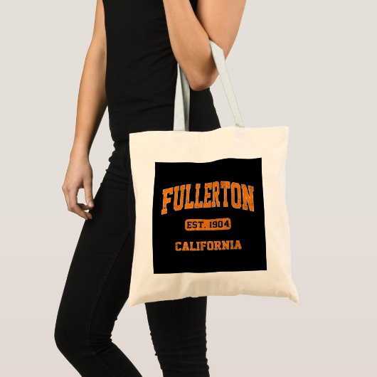 Fullerton California State Athletic Sty Tote Bag (Voorkant (product))