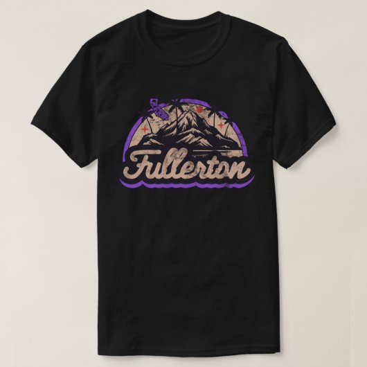 Fullerton, Californië T-shirt (Design voorkant)