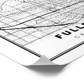 Fullerton Map Poster (Hoek)