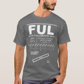 Fullerton Municipal Airport FULL T-shirt (Voorkant)
