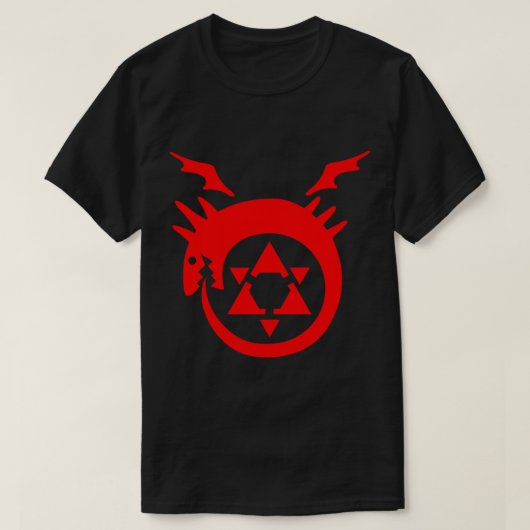 FullMetal Alchemist Uroboro [rood] T-shirt (Design voorkant)