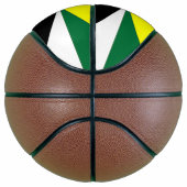 Fullsize Basketball met vlag van Monterey, VS Basketbal (Rechts)