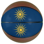 Fullsize Basketball with Flag of Macedonia Basketbal (Voorkant)