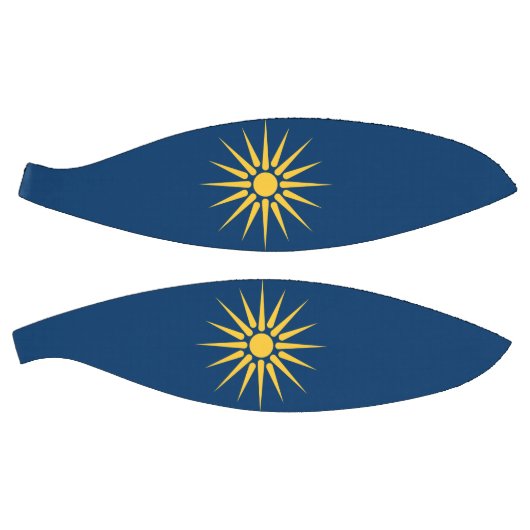 Fullsize Basketball with Flag of Macedonia Basketbal (Panelen)