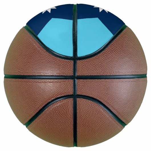 Fullsize Basketball with Flag of Minnesota, USA Basketbal (Rechts)