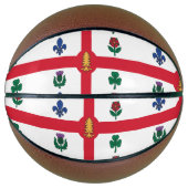 Fullsize Basketball with Flag of Montreal Basketbal (Voorkant)